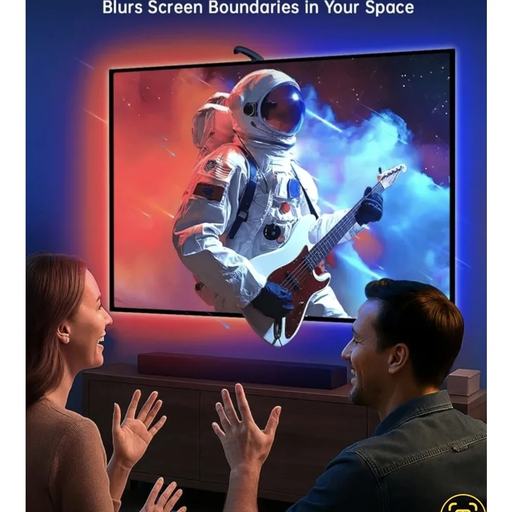 TV LED Backlight with App Control sync to screen - Picture 2 of 4
